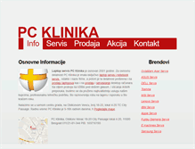 Tablet Screenshot of pcklinika.rs